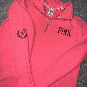 PINK half zip
